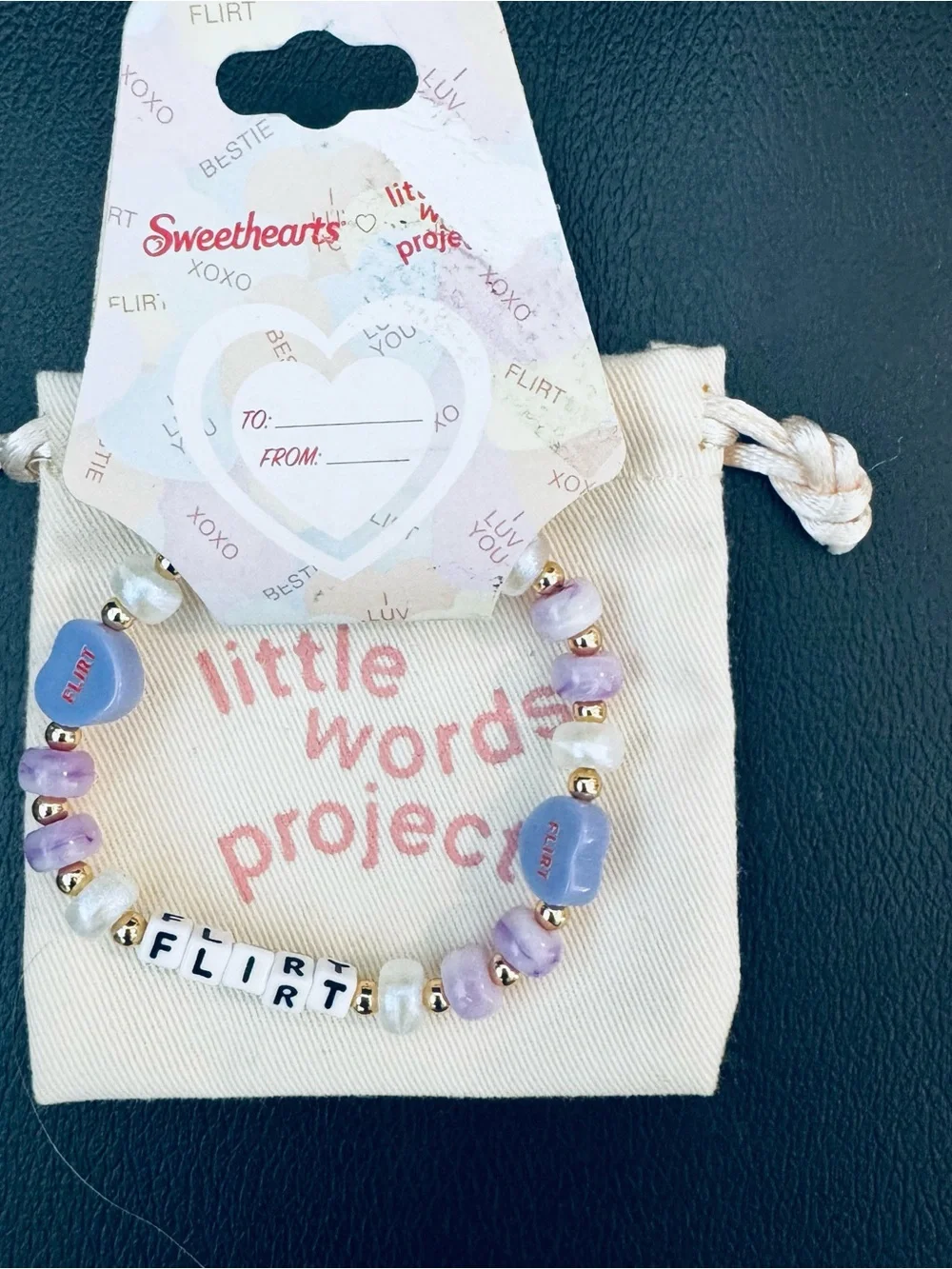 Little Words Project “FLIRT” Bracelet – NWT – Gift Pouch Included